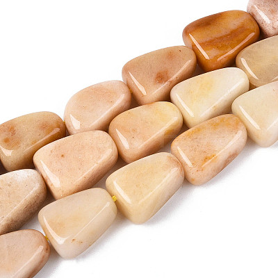 Natural Topaz Jade Beads Strands G-N354-02B-01-1