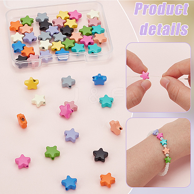 48Pcs 12 Colors Alloy Beads FIND-PH0020-03-1
