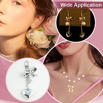 6Pcs Rack Plating Brass Pendants KK-BC0014-98G-1