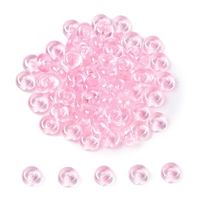 Transparent Dyed Colours Glass Seed Beads SEED-T007-02H-1