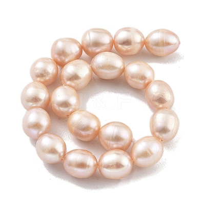 Natural Cultured Freshwater Pearl Beads Strands PEAR-P062-13D-1