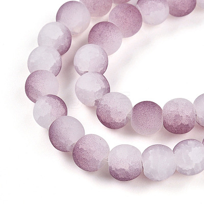 Crackle Glass Beads X1-GLAA-N009-8mm-05-1