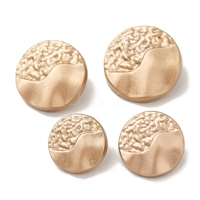 40Pcs 4 Style Alloy Shank Buttons BUTT-FG0001-05-1