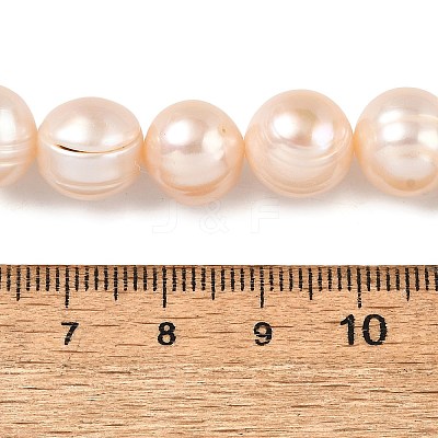 Natural Cultured Freshwater Pearl Beads Strands PEAR-I007-07T-03-1