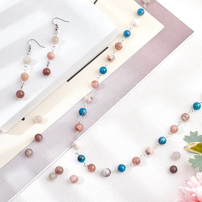 Natural Sunstone Beads Strands G-AR0001-76-1