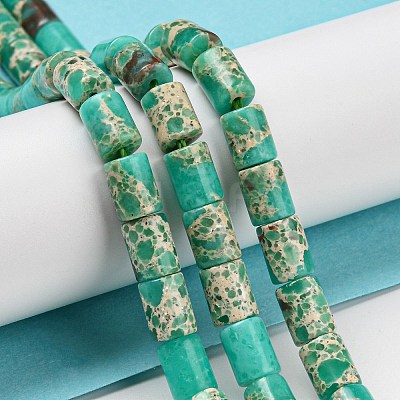 Synthetic Imperial Jasper Beads Strands G-Q1008-A03-1