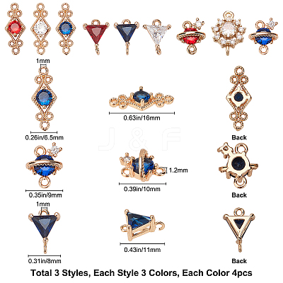 Golden Tone Brass Links Connectors GLAA-SC0001-26-1