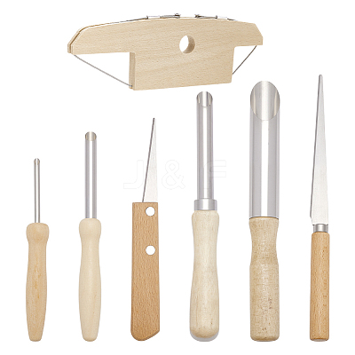 Stainless Steel Clay Cutting & Sculpting Tool Sets AJEW-FG0004-99-1