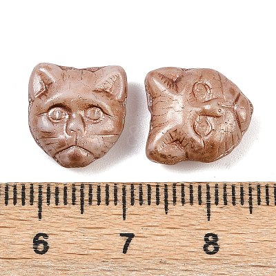 Czech Pressed Glass Beads GLAA-I061-04B-1