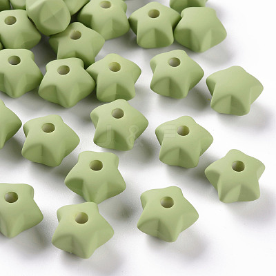 Acrylic Beads OACR-S039-01-83-1