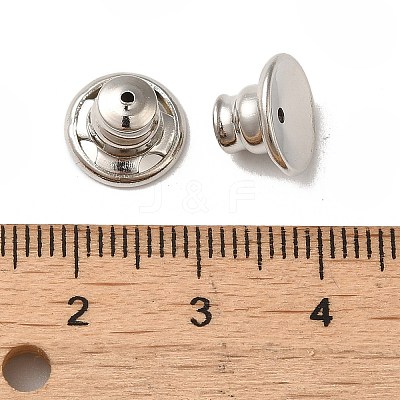 Rack Plating Brass Ear Nuts KK-G480-06P-1