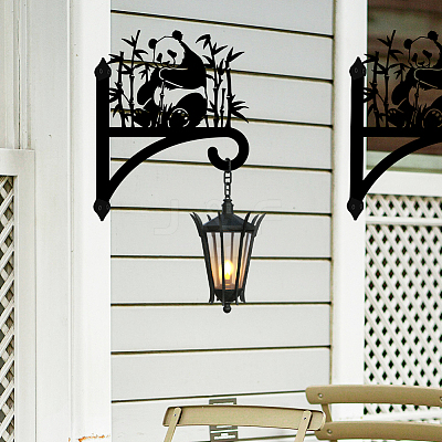 Iron Hanging Plant Hanger Bracket HJEW-WH0088-009-1
