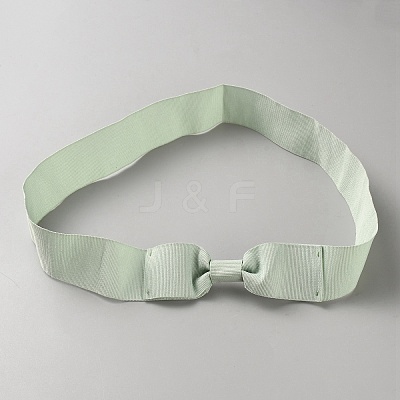 Women's Faux Suede Bowknot Stretchable Hat Band AJEW-WH0696-082M-1