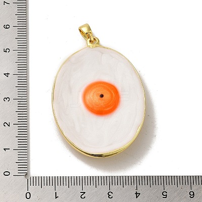 Rack Plating Brass Pendants KK-H473-01G-1