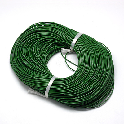 Spray Painted Cowhide Leather Cords WL-R001-2.0mm-30-1