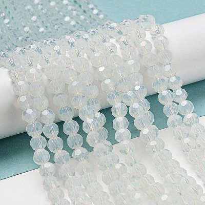 Imitation Jade Glass Beads Stands EGLA-A035-J6mm-D06-1