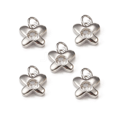 Glass Charms KK-E068-VB219-1