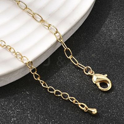 3MM Brass Cable Chain Necklaces for Women NJEW-F366-01A-1