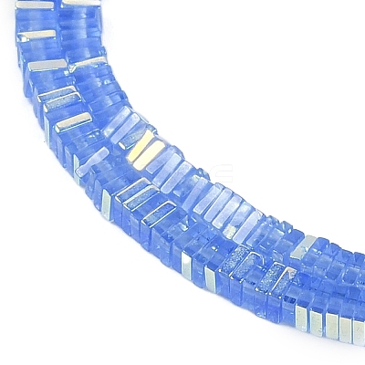Electroplate Glass Beads Strands GLAA-B023-01A-08-1