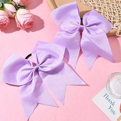 2Pcs Rubber Hair Ties MRMJ-SC0001-49I-1