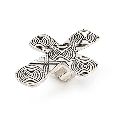 Alloy Adjustable Ring LS-RJEW-K260-01A-P-1