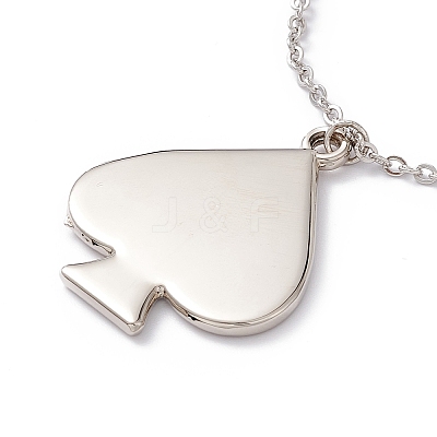 Sublimation Blank Aluminum Pendant Necklace LS-NJEW-E020-02P-01-1