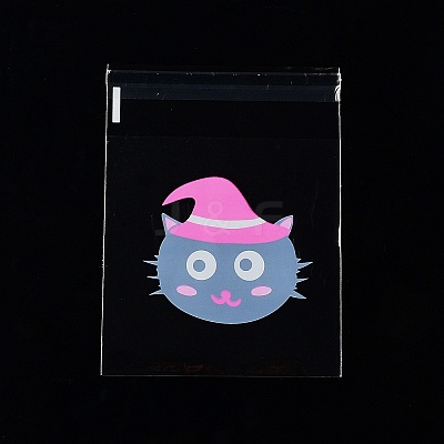 Halloween Theme Plastic Bakeware Bag ABAG-F007-03B-1