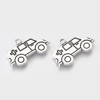 Tibetan Style Alloy Pendants TIBEP-T052-04AS-RS-1