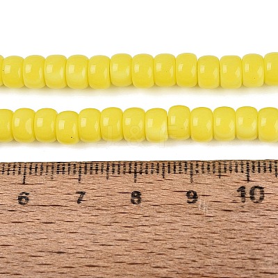 Opaque Glass Beads Strands GLAA-NH0002-B01-C07-1