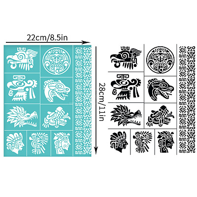 Self-Adhesive Silk Screen Printing Stencil DIY-WH0638-046-1