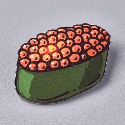 Acrylic Badges Brooch Pins JEWB-E676-34-1