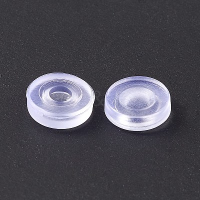 Silicone Clip on Earring Pads X-FIND-G036-05-1