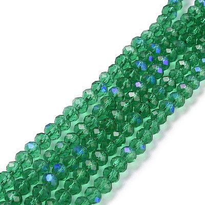 Electroplate Glass Beads Strands LS-EGLA-A034-T10mm-L12-1