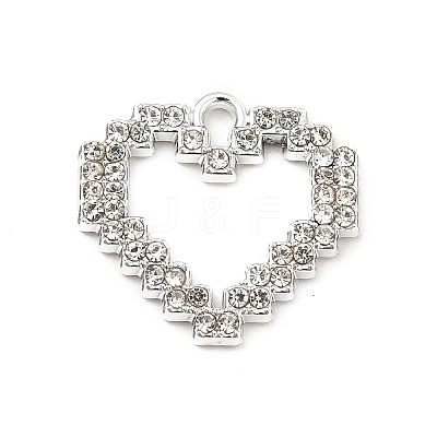Alloy Crystal Rhinestone Pendaants ALRI-K048-04P-1