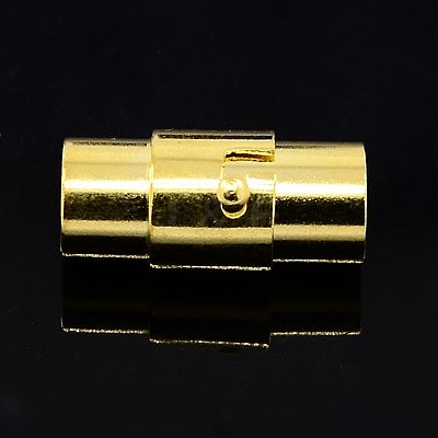 Brass Locking Tube Magnetic Clasps MC076-M-1