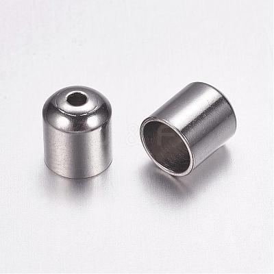 Tarnish Resistant 316 Surgical Stainless Steel Cord Ends STAS-F117-55P-5mm-1