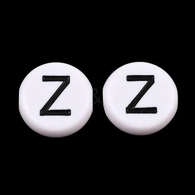 Opaque Acrylic European Beads AC-CBA3BDD-01Z-1