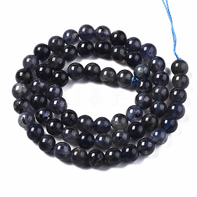 Natural Iolite/Cordierite/Dichroite Beads Strands X-G-S376-005A-1