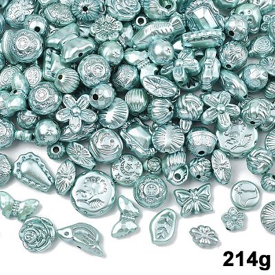 214G Pearlized Opaque Acrylic Beads OACR-YW0004-41B-1