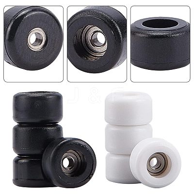 Plastic Skateboard Wheels AJEW-FG0001-77B-1