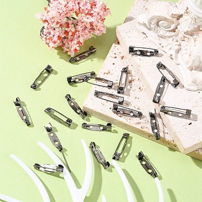 Iron Brooch Findings E035Y-B-1