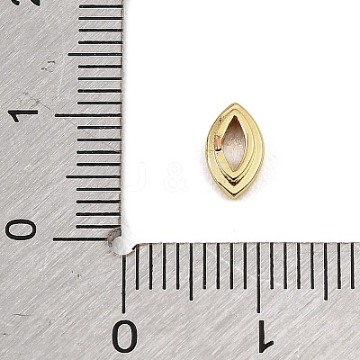 Brass Pave Cubic Zirconia Cabochons CU-CBA30E8-02G-04-1