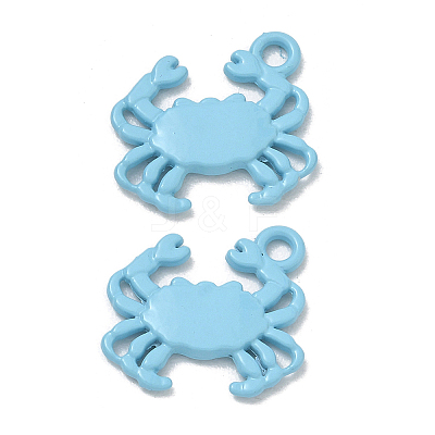 Spray Painted Alloy Pendants AL-CBA5D51-01A-1