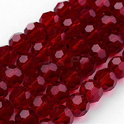 Transparent Glass Bead Strands GLAA-G013-6mm-97-1