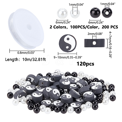 Handmade Polymer Clay Beads DIY-GA0002-30-1