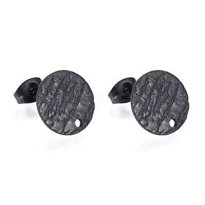 304 Stainless Steel Stud Earring Findings X-STAS-M228-U01-02B-1