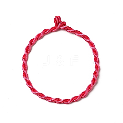 Nylon Rattail Satin Cord Bracelet Making AJEW-JB00019-1