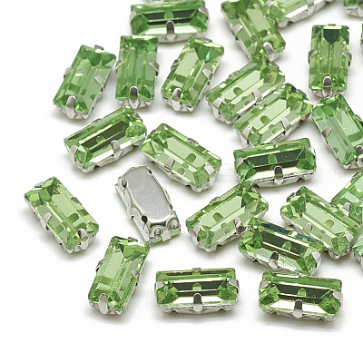 Sew on Rhinestone RGLA-T092-5x10mm-19P-1