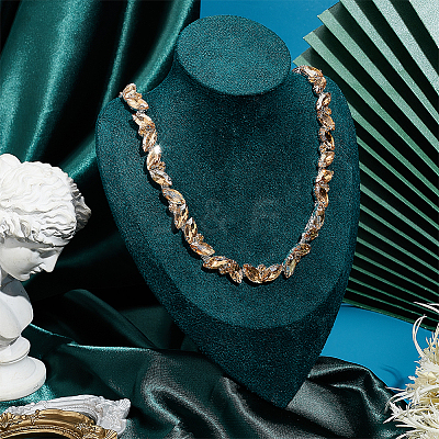 Glass Rhinestone Cup Chain FIND-GF0003-93-1