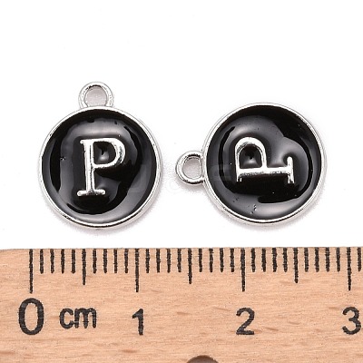 Platinum Plated Alloy Charms ENAM-S118-02P-P-1
